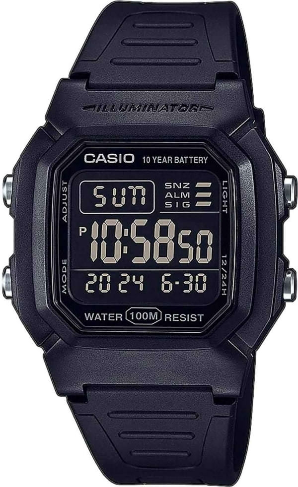 Наручные часы Casio W-800H-1BVES фото 1
