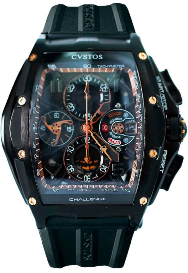 Наручные часы CVSTOS Challenge-III-Chrono-Steel-Black фото 1